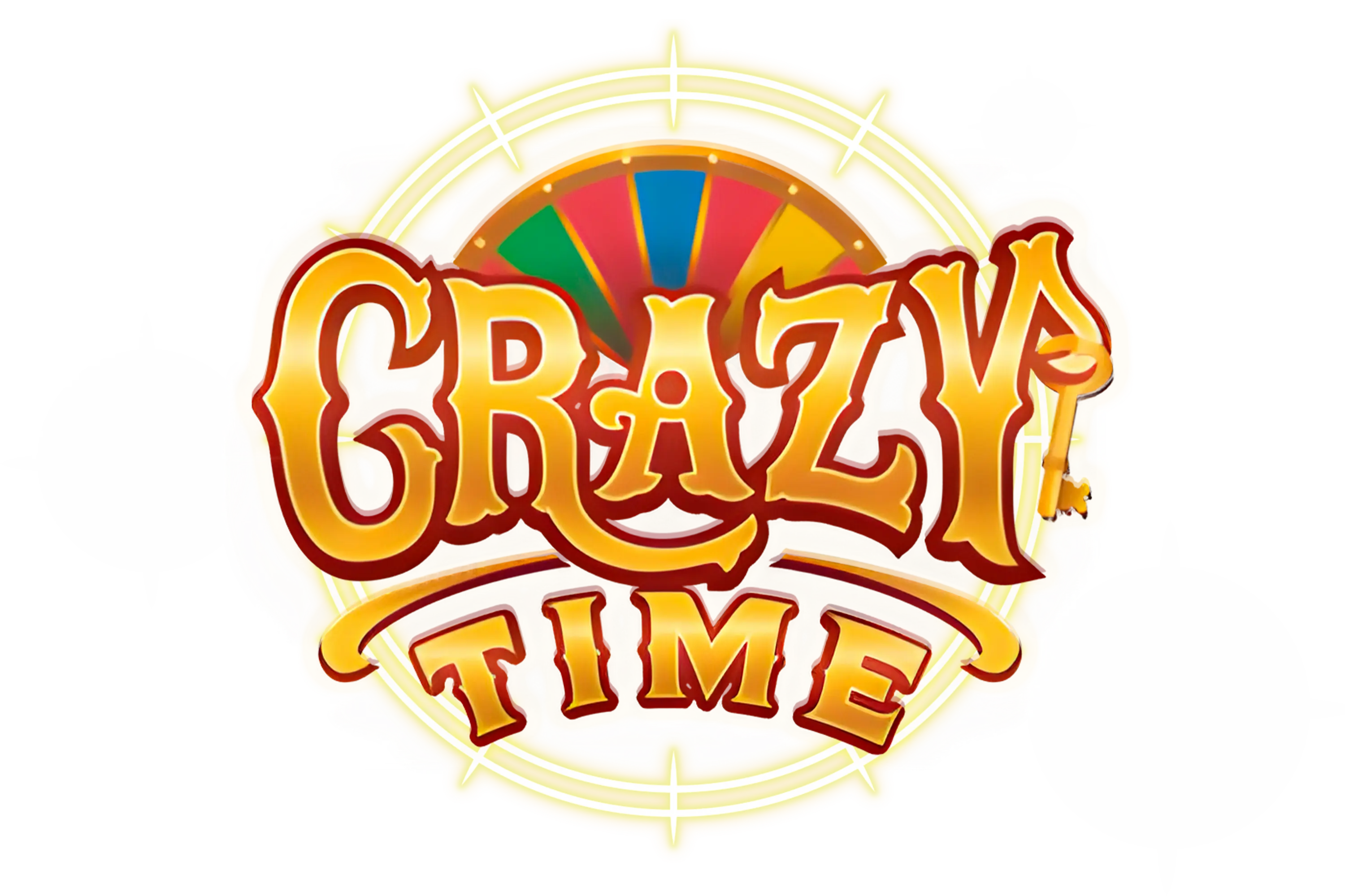 Crazy Time bonus game logo with colorful wheel