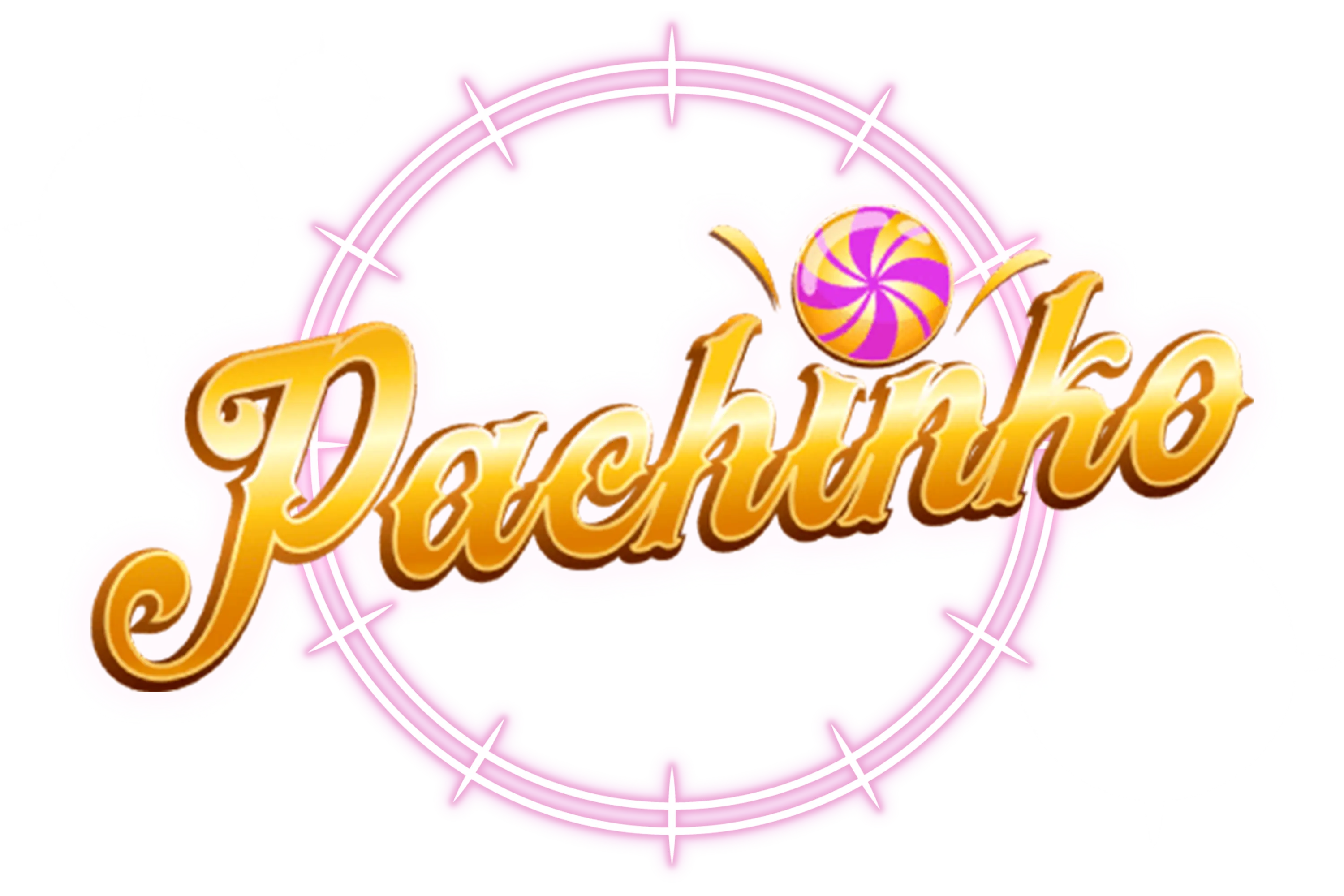 Pachinko bonus game logo with Japanese plinko board