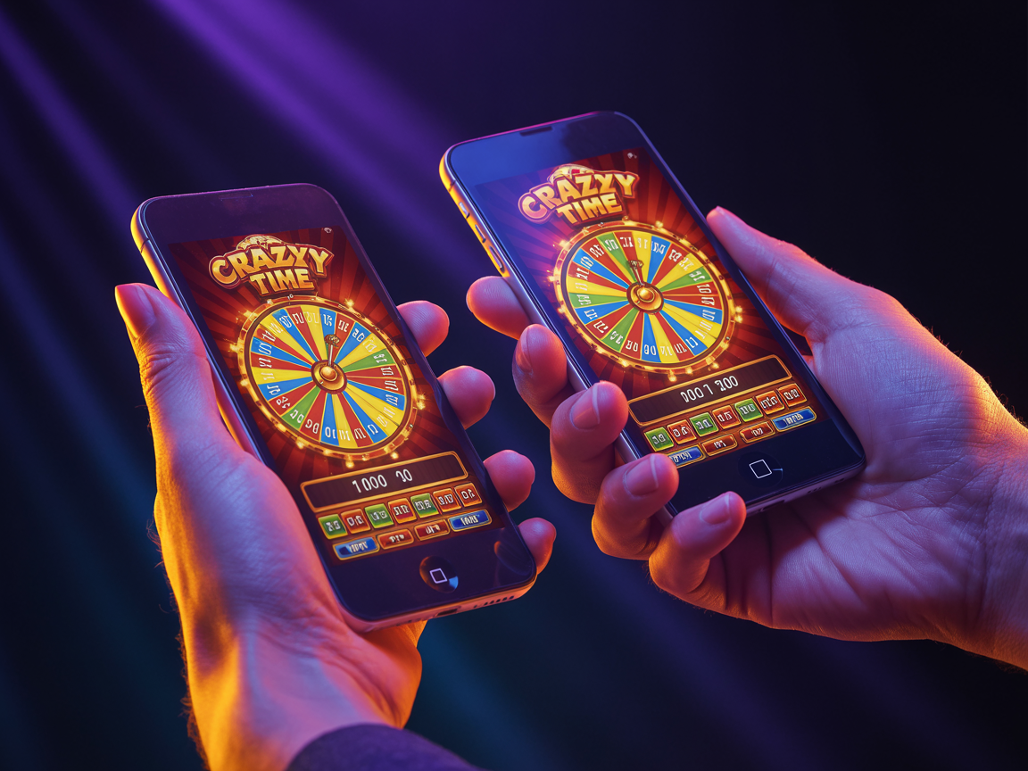Play Crazy Time on Mobile - iPhone and Android
