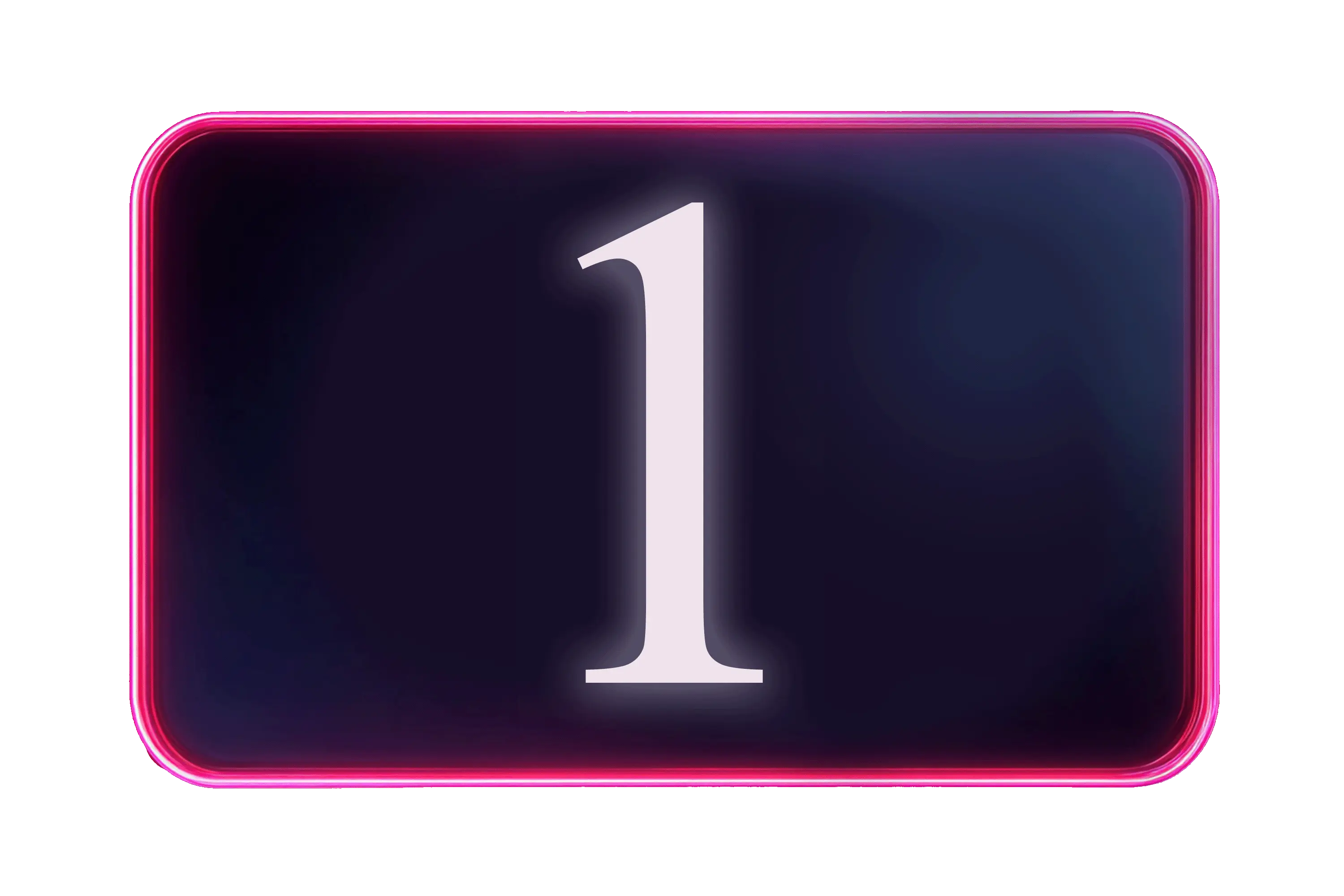 Crazy Time Number 1 segment - yellow, appears 21 times on wheel